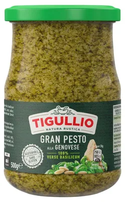 Immagine prodotto di Tigullio Pesto Genovese Tradizionale 500g – Pesto di basilico italiano originale