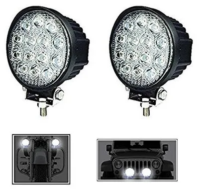 Zdjęcie produktu dla Uniwersalna lampa robocza LED/halogenowa o mocy 42 W (reflektor) 12–24 V do samochodów osobowych, terenowych, autobusów, vanów i ciężarówek