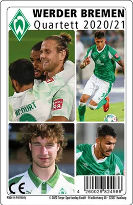Produktbild von Teepe Sportverlag 24988 - Werder Bremen Quartett 2020/21