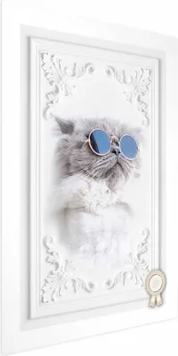 Produktbild von Posterpapier Poster - Cat in Glasses 21x30 cm Tiere g-C-0109-ao-a