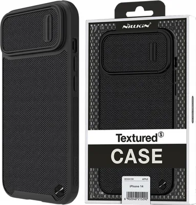 Image de Nillkin Textured S Case Iphone 14 Étui blindé avec protège-appareil photo Noir