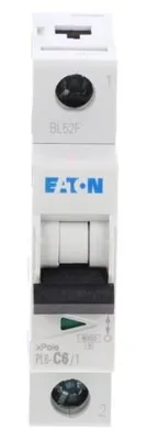 Productafbeelding van PL6-C6/1 Stroomonderbreker 6kA C6A 1-polig 286530 EATON