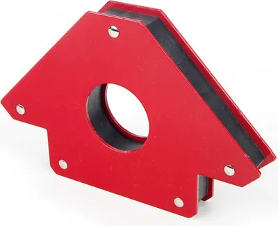 Immagine prodotto di Squadra magnetica per saldatura, rosso, posizionatore supporto angolare calamita, 5 kg 100 x 150 mm, Premium Hbm Machines Olanda