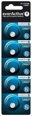 Zdjęcie produktu dla 5 x bateria litowa mini everActive CR927