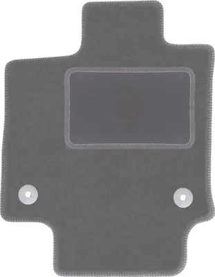 Image de Tapis de sol conducteur en velours graphite adapté au Toyota RAV4 V Hybrid (2019-, SUV) – avec fixations – ajustement parfait