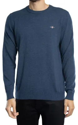 Produktbild von GANT Klassischer Baumwollstrick, Blau XL