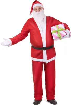 Immagine prodotto di Nobile costume da Babbo Natale rosso e bianco - taglia unica