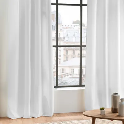 Produktbild von Vorhang mit Schlaufen aus einfarbigem Polyester