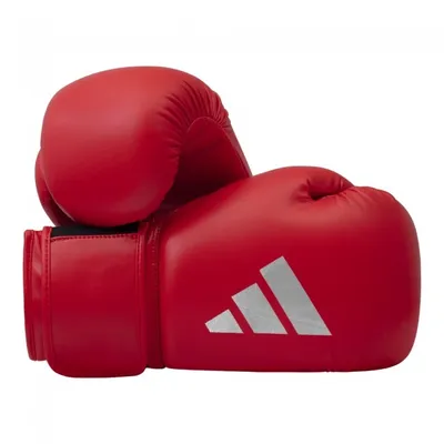 Zdjęcie produktu dla rękawice bokserskie adidas Speed 50, ADISBG50 czerwony/srebrny : 10 oz. Waga rękawic bokserskich: 10 oz.