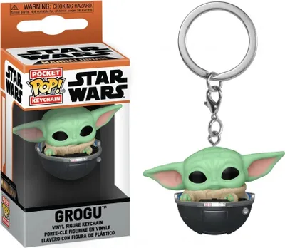 Produktbild von FUNKO POP! KEYCHAIN Grogu, Schlüsselanhänger, Mehrfarbig, Vinyl, Abbildung, 3 Jahr(e), Unisex