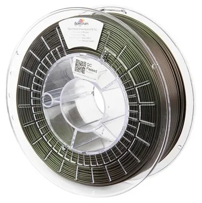 Produktbild von Spectrum 3D Filament, Premium PET-G, 1,75mm, 1000g, 80830, wizard grün