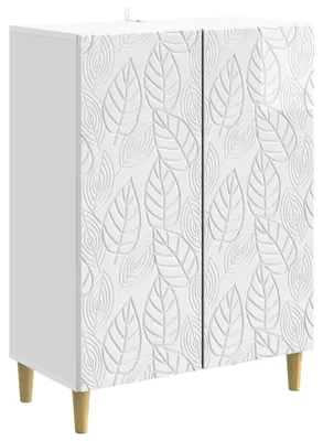 Obrázok produktu pre Servírovacia skriňa Biela s vysokým leskom 66 x 34,5 x 90 cm