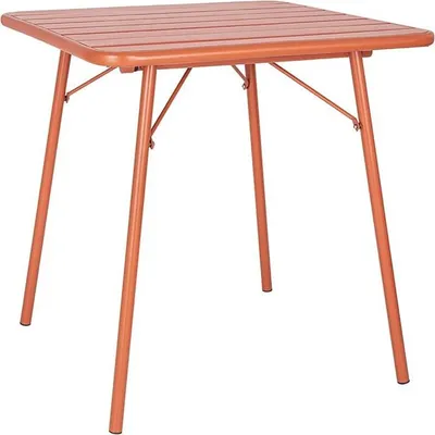 Zdjęcie produktu dla Stół kwadratowy Bolero Terracotta Steel - 700mm