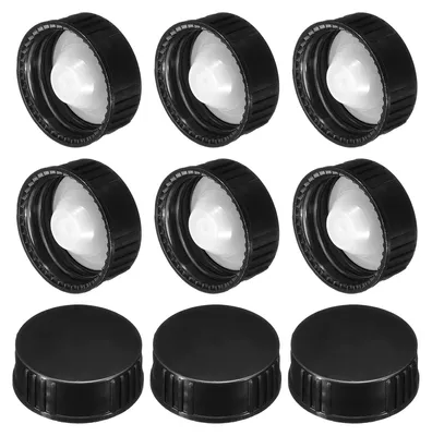 Fenolharzdeckel 28 mm, 36 Stk. schwarz für Bierflaschen