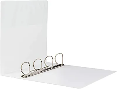 Produktbild von Soennecken Präsentationsringbuch 4143 DIN A4 50mm 4Ringe weiß