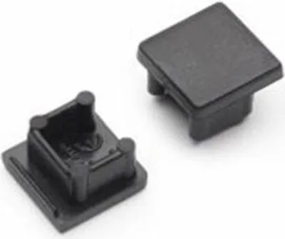 Produktbild von Endkappen 2er Set für Aufbauprofil micro Typ A Schwarz
