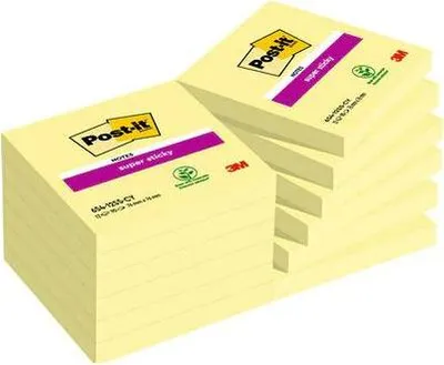 Image de Post-It 7000048173 Carré Jaune 90 feuilles Auto-adhésif