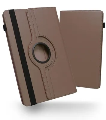 Produktbild von Schutzhülle 360 Drehbar Tablet Hülle 10 10,1 10,2 10,3 10,4 10,5 11 Zoll TascheFarben:Braun
