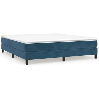 Produktbild von Boxspringbettgestell Dunkelblau 160x200 cm Samt