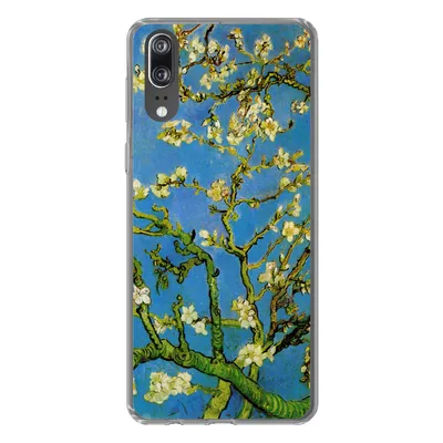 Produktbild von MuchoWow® Handyhülle Schutzhülle Hülle für Huawei P20 Mandelblüte - Vincent van Gogh Silikon Softcase Handy Hülle - Hardcover
