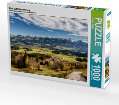 Produktbild von Calvendo Blick auf Ofterschwang 1000 Teile Puzzle quer 640x480mm, Klinder Thomas; 7346531