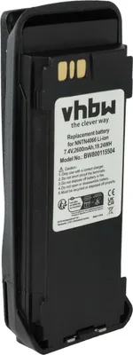 Produktbild von vhbw Akku Ersatz für Vertex FNB-V117Li für Funkgerät, Walkie Talkie (2600 mAh, 7,4 V, Li-Ion) + Gürtelclip