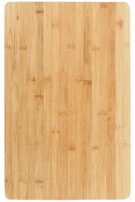 Image de Planche à découper en bambou - Planche à découper - 46 x 30 cm - Bois - e LFGB - Marron