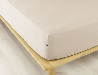 Produktbild von Spannbetttuch 90 x 190 cm CANDICE Sand