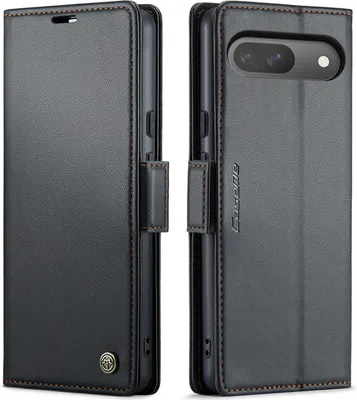 Produktbild von Google Pixel 10 / Pixel 10 Pro Hülle - CaseMe 023 Wallet Klapphülle - Schwarz