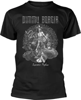 Produktbild von Dimmu Borgir - "Inspiratio Profanus" T-Shirt für Herren/Damen Uni PH4182 (L) (Schwarz)