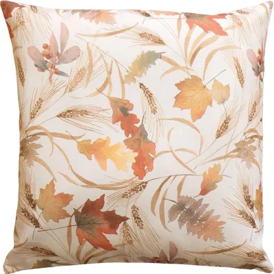Produktbild von Kissen-Bezug Blätter Herbst bunt 40x40 cm
