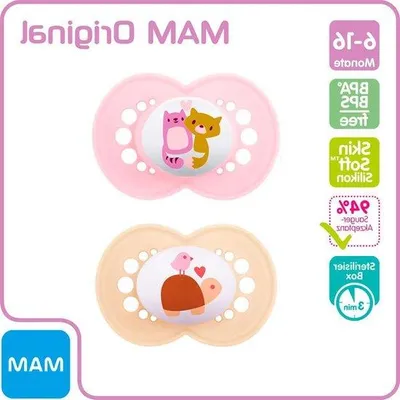 Immagine prodotto di Set di tettarelle morbide in silicone per bambine dai 6 ai 16 mesi