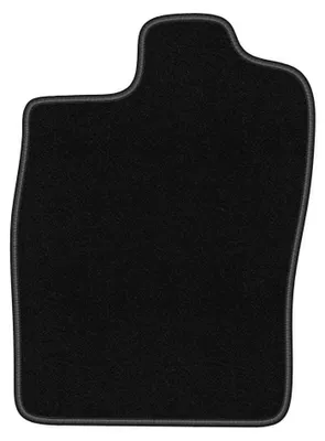 Produktbild von Fahrermatte Velours für Opel Vectra A 1988-1995 (Limousine/Liftback/Schrägheck) – 1-tlg, Schwarz, passgenau – Wielganizator BASIC