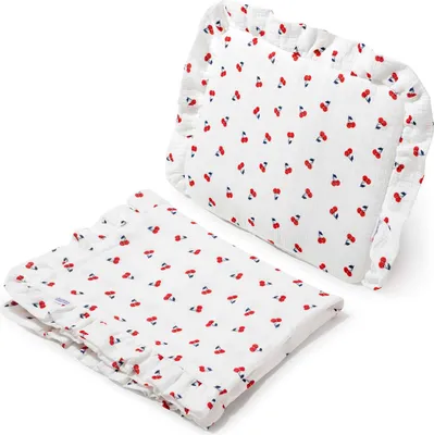 Produktbild von Musselin Kinderwagen Set - Cherries