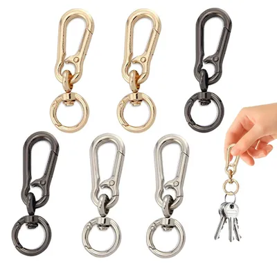 Productafbeelding van Set van 6 Karabijnhaken voor Sleutels en Accessoires