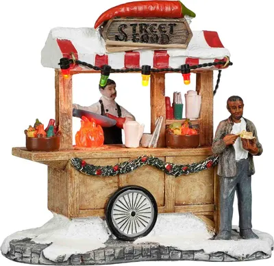 Produktbild von Luville Weihnachtsdorf Street food - 11x7x11 cm - Polyresin - Mehrfach