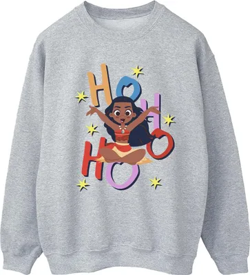 Produktbild von Moana - "Ho Ho Ho" Sweatshirt für Damen BI54564 (XL) (Sportgrau)