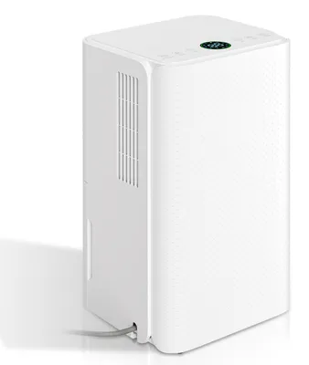 Produktbild von ISOISL Luftentfeuchter 16 L mit 2-L-Tank, 1–24-h-Timer, 2 Gebläsestufen, Trocknungsmodus, Kindersicherung, Weiß