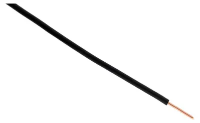 Zdjęcie produktu dla Przewód zasilający elektryczny H07V-U, 1.5mm², 5 metrów, czarny