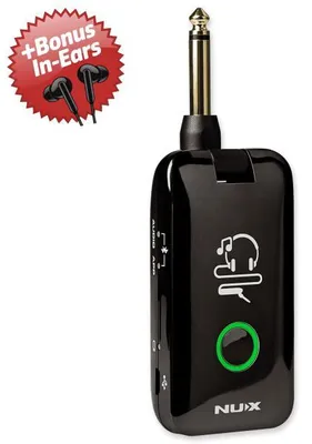 Image de Amplificateur et simulateur d'effets Nux Mighty Plug + écouteurs intra-auriculaires en cadeau