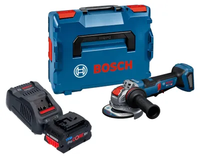 Zdjęcie produktu dla Akumulatorowa szlifierka kątowa Bosch GWX 18V-11 PS 18 V 125 mm + L-Boxx ( 06019N4400 ) - bez akumulatora, bez ładowarki
