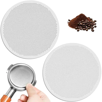 2er-Set Edelstahl-Kaffeefilter 61 mm, wiederverwendbar