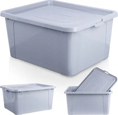 Produktbild von Vilde Aufbewahrungsbehälter Aufbewahrungsbox Kiste Kunststoff-Behälter Container mit Deckel 20 L