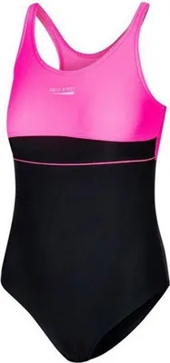 Produktbild von Aqua Speed - "Emily" Badeanzug für Mädchen PP6315 (134) (Schwarz/Pink)