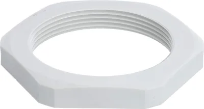 Imagen del producto de WISKA Tuerca hembra PG36x1,588 GPA-36, hexagonal, poliamida (PA), color gris claro RAL 7035 - 1 unidad