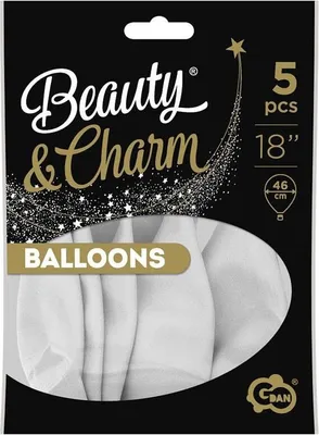 Zdjęcie produktu dla Balony pastelowe Beauty&Charm białe