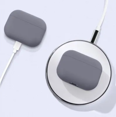 Produktbild von Silikonhülle – passend für Airpods Pro – Lavendelgrau