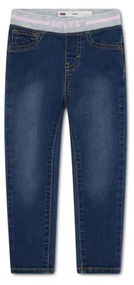 Productafbeelding van Levi's Kids skinny jeans voor meisjes, model Baby West Third/Pink, maat 18 maanden