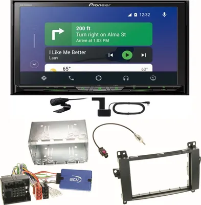 Produktbild von Pioneer AVH-Z9200DAB Android Auto Carplay Einbauset für Mercedes Viano Vito W639