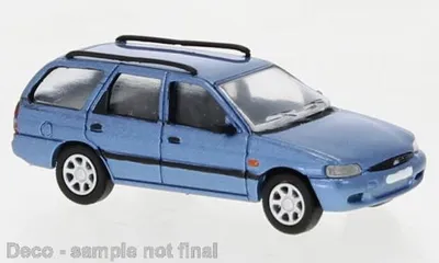 Produktbild von PCX Premium Classics Ford Escort MK VII Turnier metallic blau, 1995,